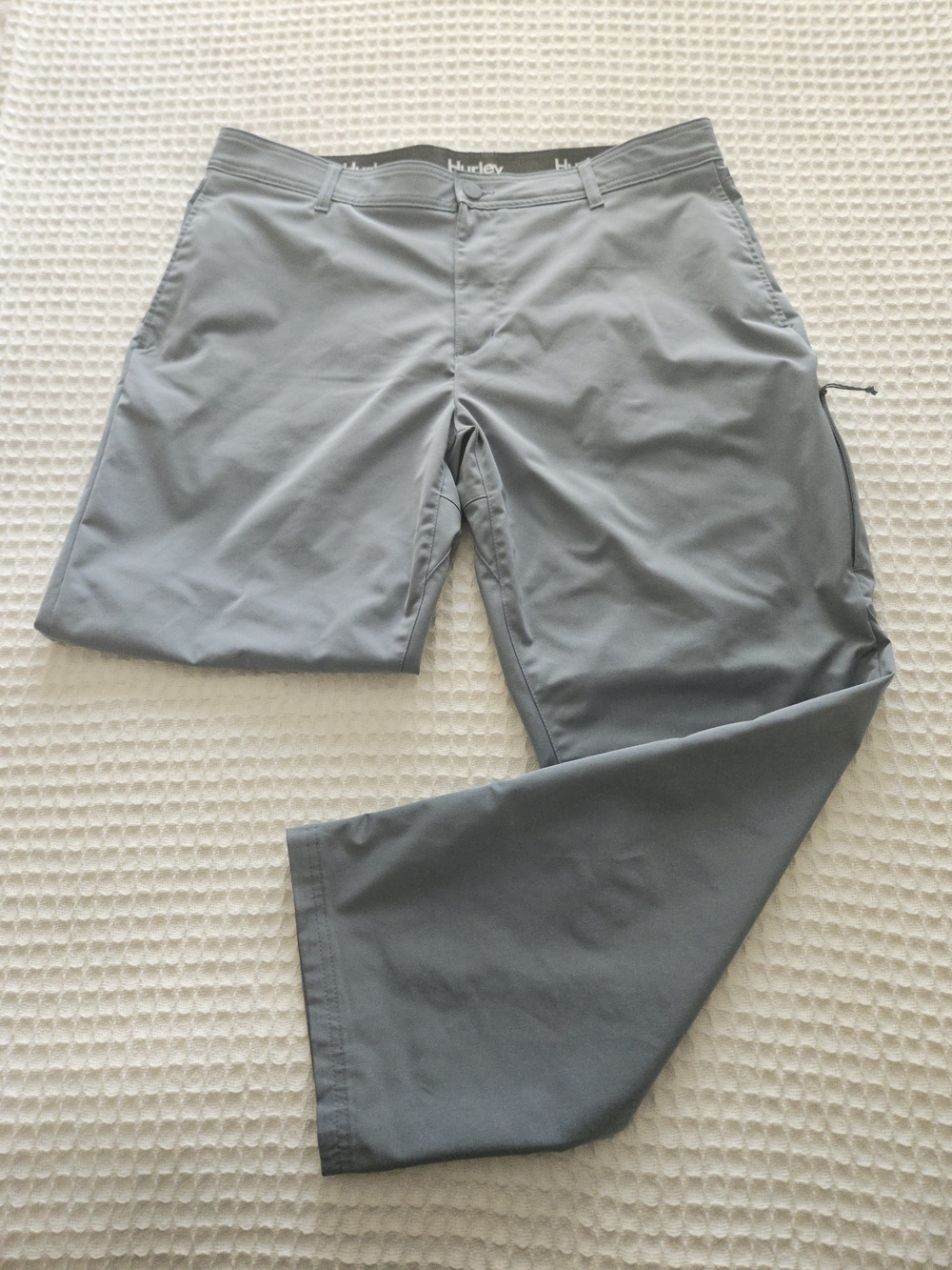 Hurley Men's Light Blue Jet Set Tech Microfiber Pants 40x30